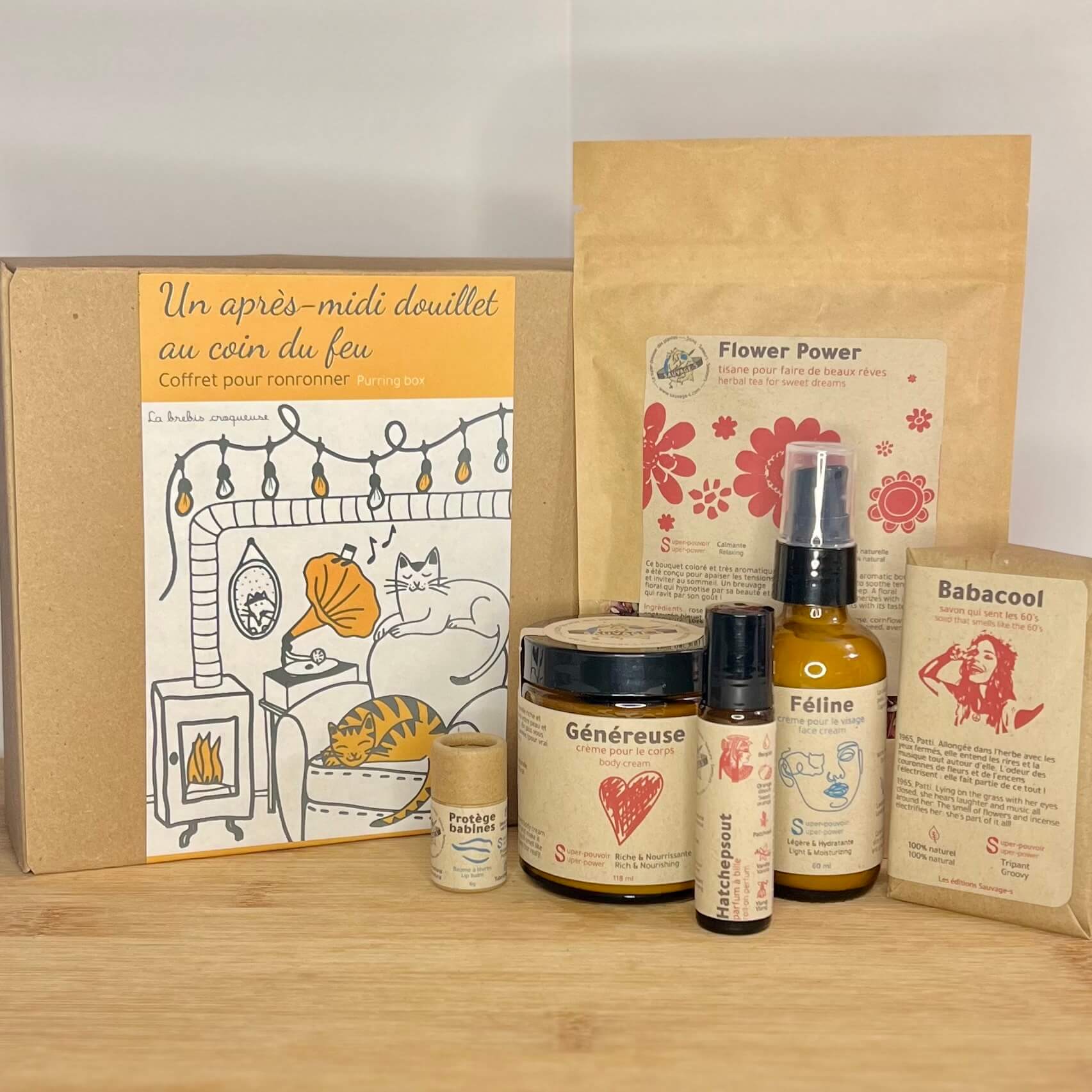 Après-midi douillet au coin du feu - Coffret pour ronronner