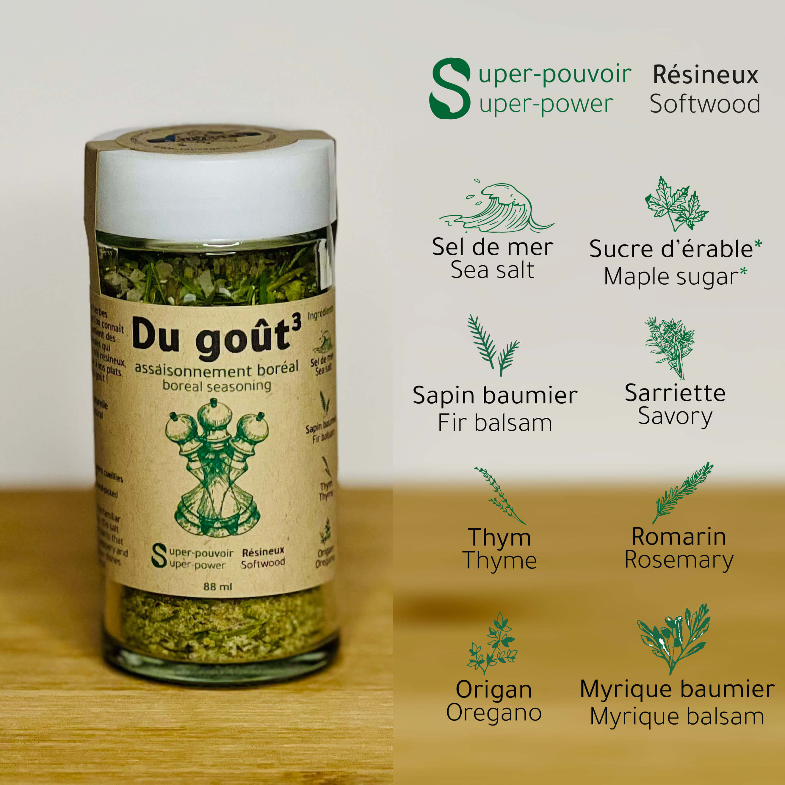 Du goût x3 - Sel boréal
