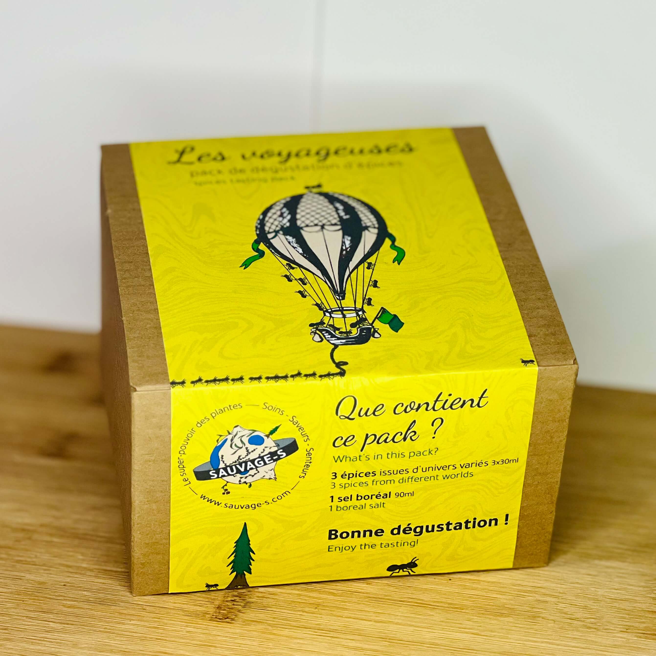 Les voyageuses - Coffret de dégustation d’épices