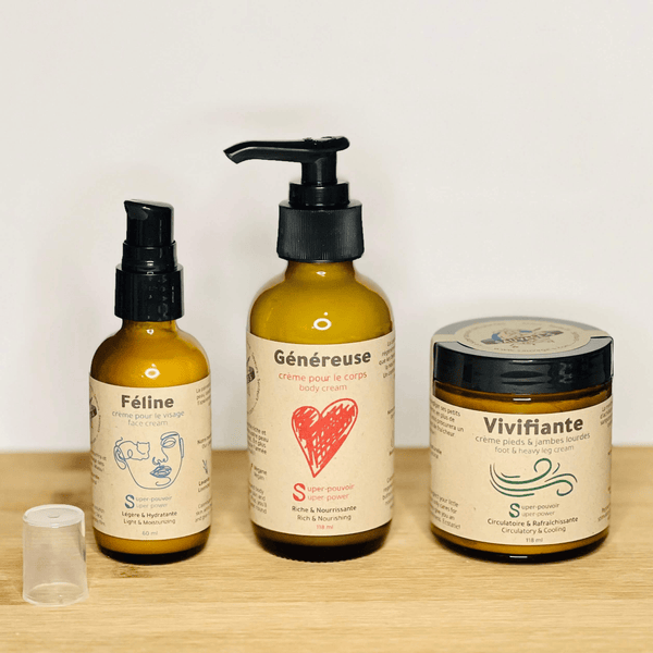 Vegan and natural creams