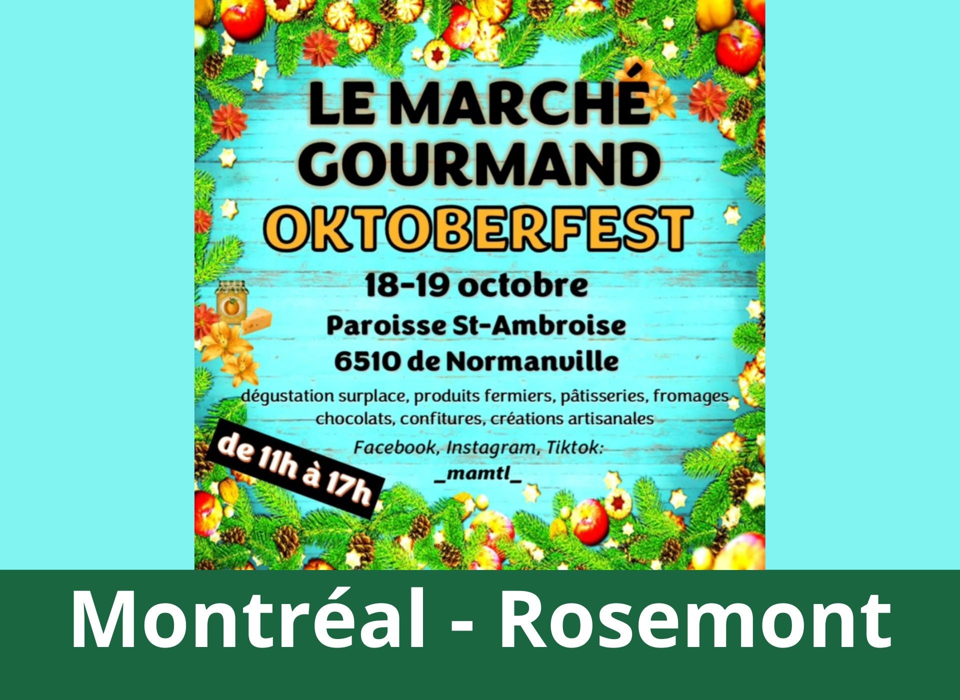 Marché gourmand: Oktoberfest 2025