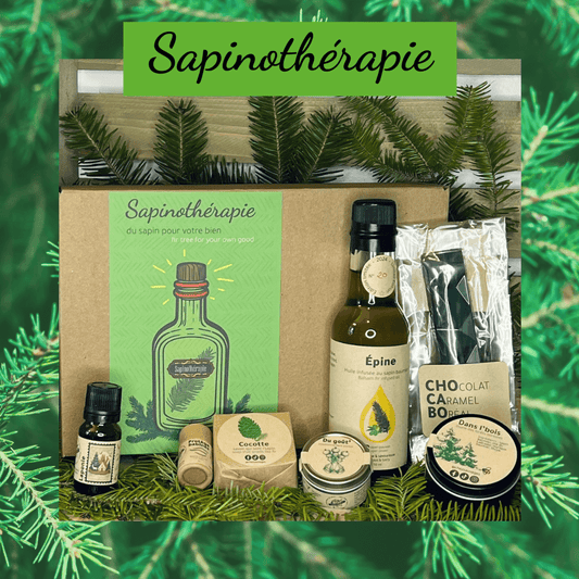 Sapinothérapie - coffret cadeau au sapin baumier - du sapin pour votre bien