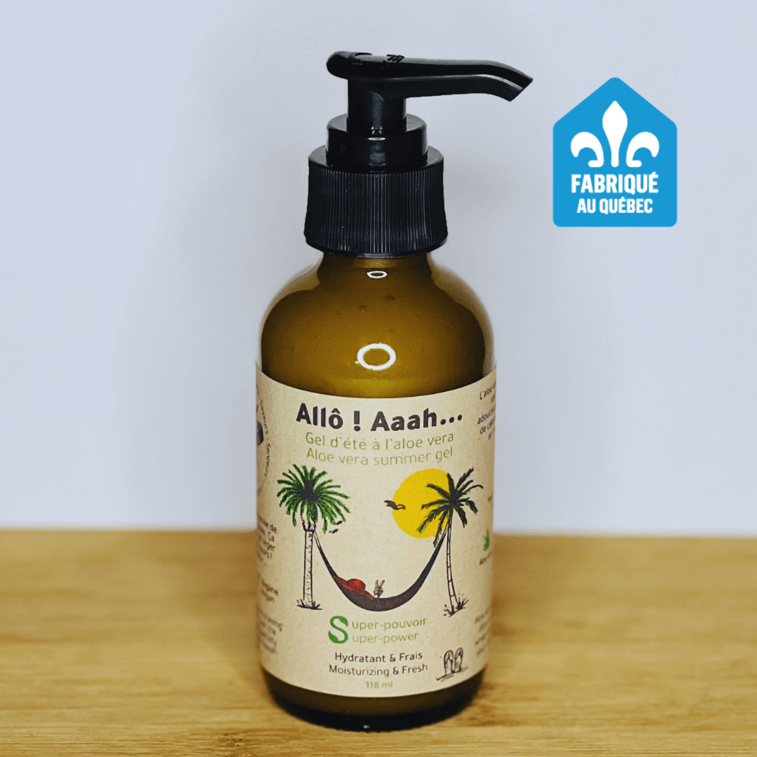 Hello! Aaah... - Vegan cold gel with aloe vera