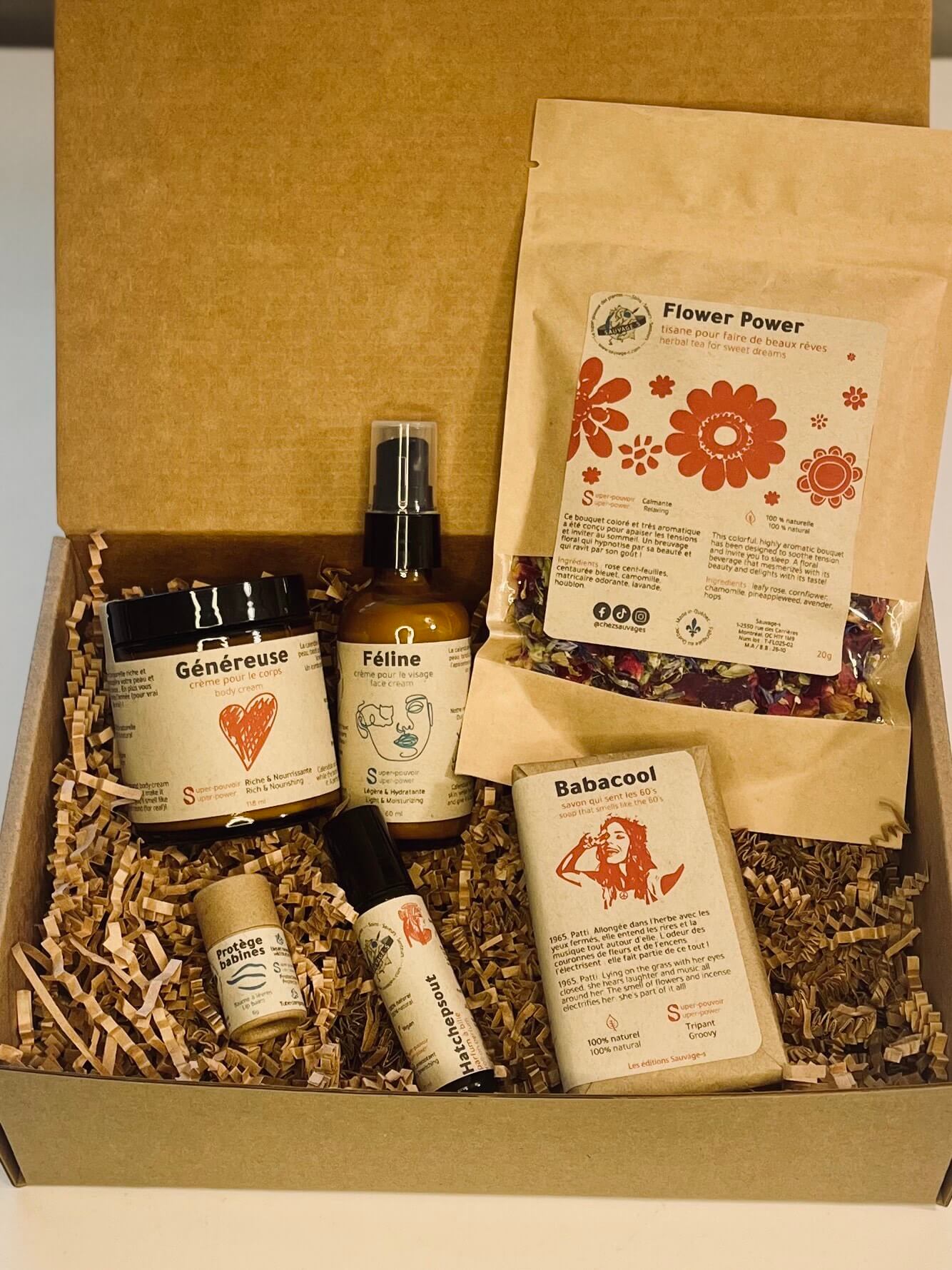 Après - midi douillet au coin du feu - Coffret pour ronronner - Sauvage - s