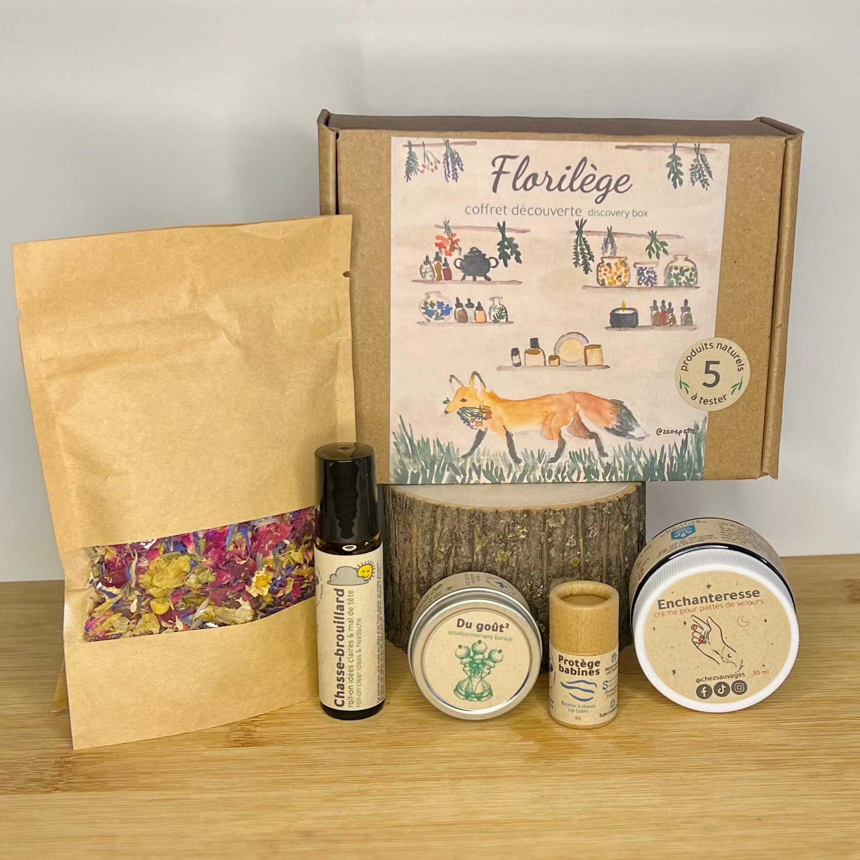Florilège - Coffret découverte de produits naturels - Sauvage - s