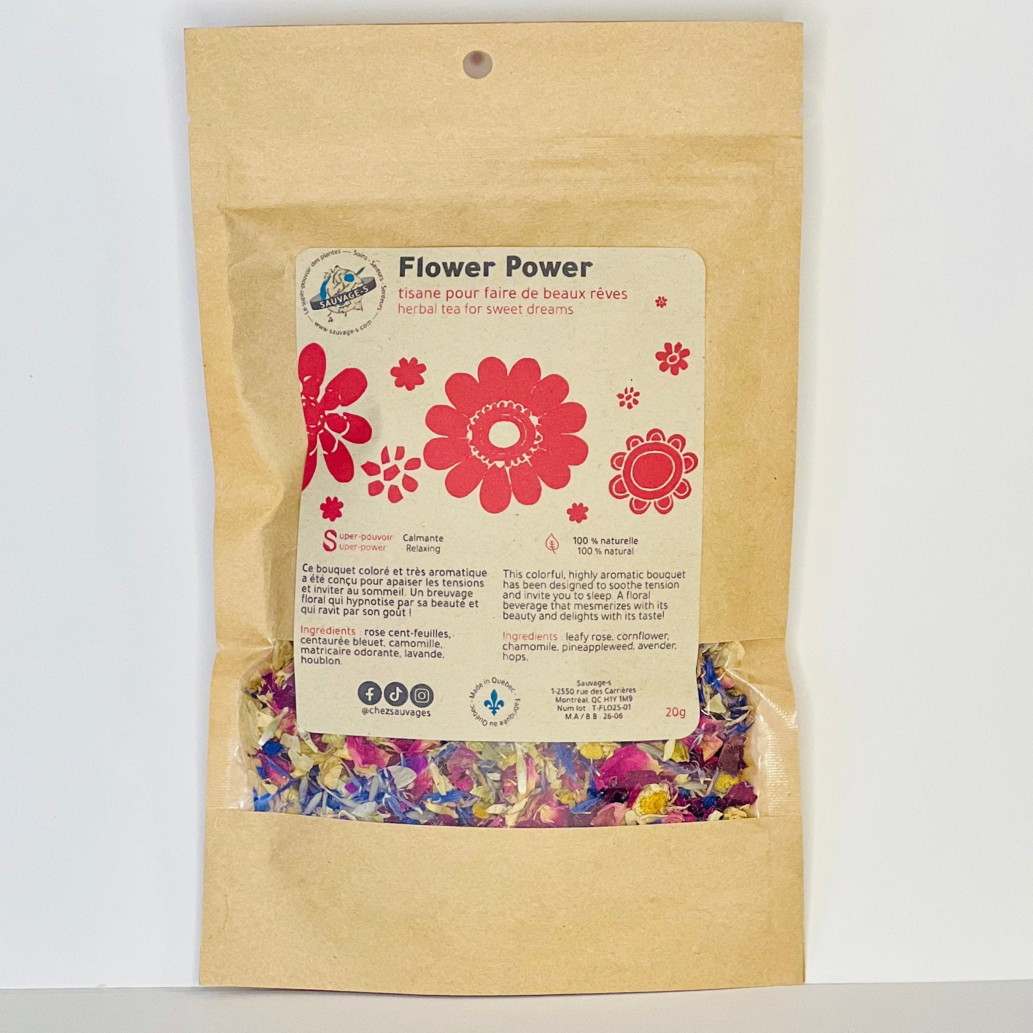 Flower Power - Tisane pour faire de beaux rêves