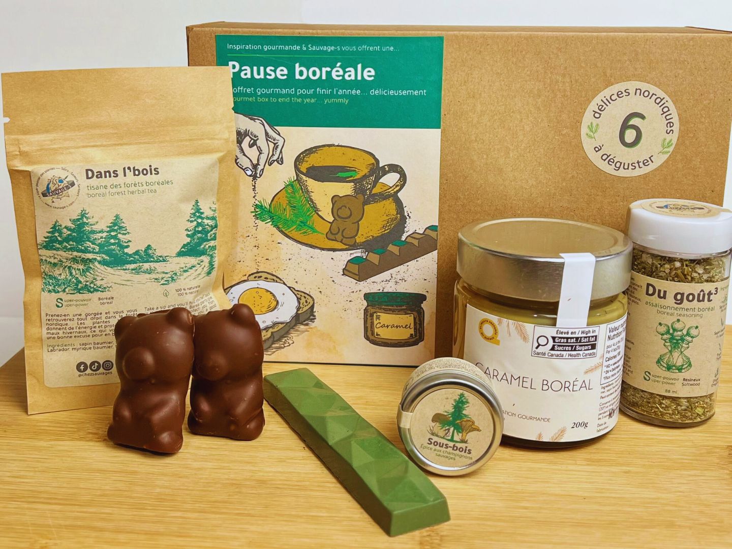 Northern Lights Break - A gourmet gift set to end the year... deliciously - 6 Nordic delicacies to enjoy